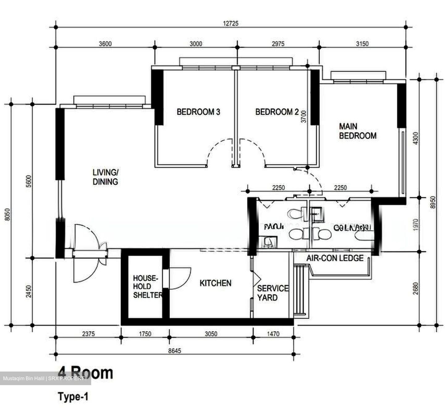 Blk 126A Eastdelta @ Canberra (Sembawang), HDB 4 Rooms #583789371
